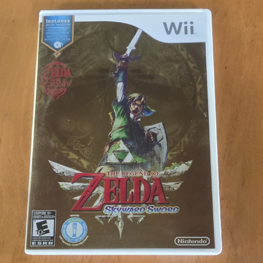 Nintendo Wii The Legend of Zelda: Skyward Sword - Gold Cover
